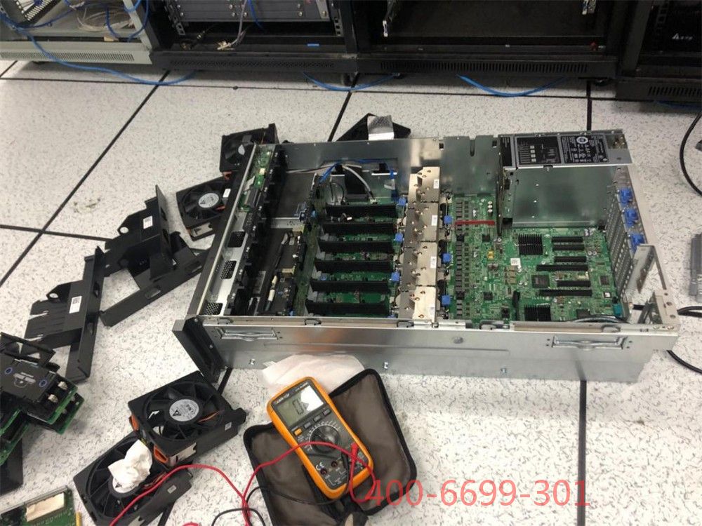 Dell R910  服务器不开机 面板显示VLT0204 报错维修